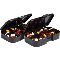 Pill box Smartshake Pill Box Organizer, 2-pack, Black