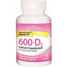 21st Century 600 + Vitamin D 3 75 Caplets
