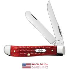 Co. Pocket Worn Old Red Bone Mini Trapper Pocket Knife