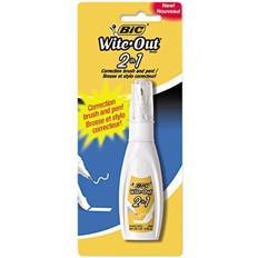 Bic Wite-out 2-in-1 Correction Fluid, 15 Ml Bottle, White BICWOPFP11 White