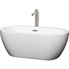 Acrylic Freestanding Bathtubs Wyndham Collection Soho (WCOBT100260ATP11BN) 151.77x74.30