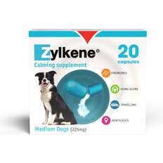 Vetoquinol Zylkene Calming Supplement for Dogs Cats Pk of 20 225 mg