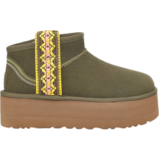 UGG Classic Ultra Mini Braid Platform - Burnt Olive