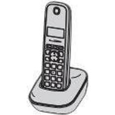 Panasonic Fasttelefoni Panasonic KX-TG1911 trådløs telefon med opkalds-ID