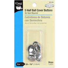 Dritz 5 Half Ball Cover Buttons -Size 24