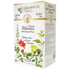 Celebration Herbals Herbals Organic Hibiscus with Tropical Fruit Tea Caffeine