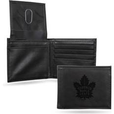 Rico Toronto NHL Maple Leafs Laser Engraved Black Billfold Wallet