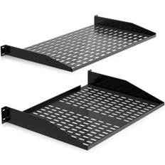 Pyle Pro Server Rack Mounting Tray 2-Pack, 1 RU and 2 RU PLRSTN42U