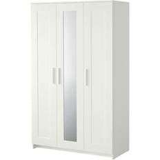 Bedste Garderobeskabe Ikea Brimnes White Garderobeskab 117x190cm