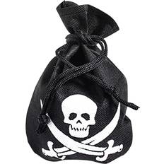 Monivärinen lahjakassit Widmann Black Pirate Pouch Fancy Dress Gold Bag Jack Pirates Coin Skull Loot pirate pouch fancy dress black gold bag jack pirates coin skull loot