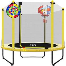 Yellow Trampolines Mini Trampoline 152cm + Safety Net