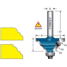 Cobolt Cobolt Fræser Med Flere Radier R=3