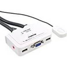 Switchs KVM InLine Commutateur KVM 2 ports VGA USB avec audio