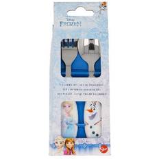 Metall Barnbestick Stor Disney Frozen Iridescent Aqua bestickset, metall, 2 stycken