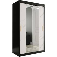 Furniturebox Marmul Black/White Garderob 120x200cm