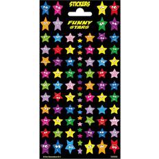 Stickers stjerner Globos Stickers med sjove stjerner