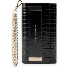 Neo noir croco iDeal of Sweden Clutch Väska iPhone 12 PRO MAX Neo Noir Croco