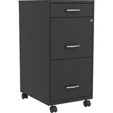 Suspension File Trolleys Lorell Soho 3-Drawer Steel Mobile File Cabinet