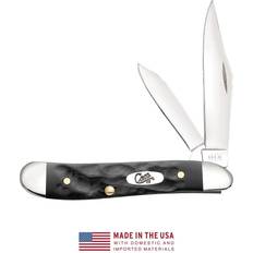 Rough 2-Blade Peanut Pocket Knife NON SERRATED