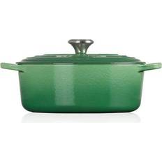 Le creuset 4.1 Le Creuset Bamboo Green Signature med lock 4.1 L