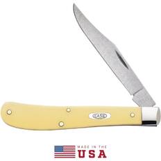 Case Cutlery 3.25-in Carbon Steel Clip Lommekniv