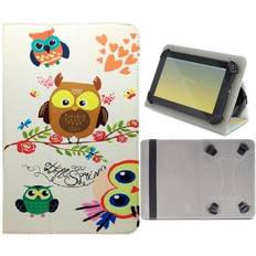 Universal tablet cover GreenGo Universal Tablet Cover 9-10tm Owls