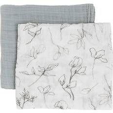 Baby Blankets on sale Little Unicorn 2-Pack Organic Cotton Muslin Swaddle Blankets In Pencil Floral Floral 0-3 Months