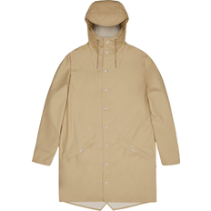 Beige Rain Clothes Rains Long Jacket Unisex - Sand