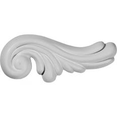 Appliques & Onlays Ekena Millwork 5/8 3-1/4 1-5/8 Polyurethane Wakefield Leaf Scroll