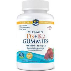 Vitamine e Integratori Nordic Naturals Vitamin D3 + K2 Pomegranate Gummies 60 pcs