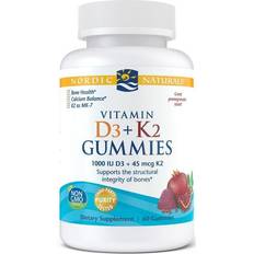 Nordic Naturals Vitamin D3 + K2 Pomegranate Gummies