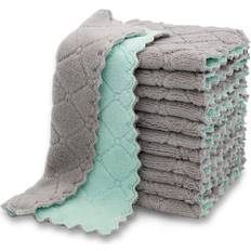 ZQSenLu Kitchen Towel Grey, Pink, Purple, Green (28x16cm)