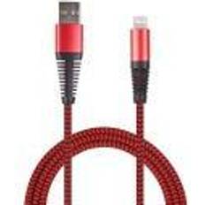 Lightning Cable 1m Rød