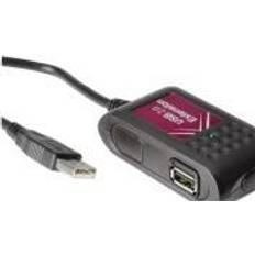 Value USB 2.0 Extender 2 Ports 5 mm Nero