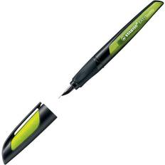 Noir Stylos-plume Stabilo Ergonomisk Skolreservoarpenna EASYbuddy Aspets Svart/lime