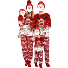 Green - Men Pajamas Neufigr Family Christmas Pajamas Matching Sets