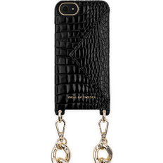 IDeal of Sweden Apple iPhone SE 2020 Mobiletuier iDeal of Sweden Necklace Case iPhone 8/7/6/6S/SE Neo Noir Croco