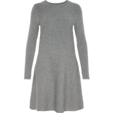 Vero Moda Nancy Short Dress - Grey/Medium Gray Melange