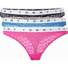 Luomukangas Alushousut Tommy Hilfiger Stringit Thong 3 Kpl - Harmaa