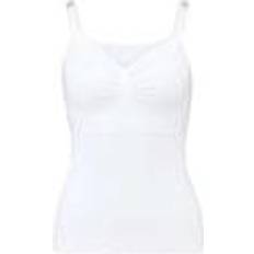 Carriwell Seamless Nursing Top with Shapewear White