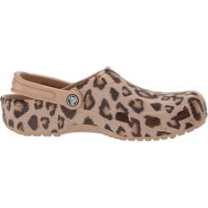 Crocs Classic Printed Clog - Leopard/Gold