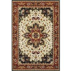 Oriental Weavers Kashan 96W Black, White, Red, Blue 106x"