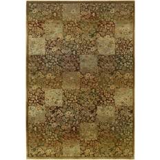 Brown and gold area rugs Oriental Weavers Area Green, Brown, Gold