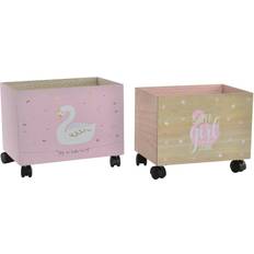 Dkd Home Decor Swan Decorative Box 2pcs