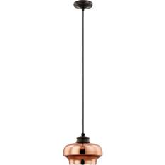 Bronze Ceiling Lamps Livex Lighting Art Glass Mini Pendant Lamp