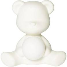 Orsacchiotti Camere per bambini Qeeboo Teddy Girl LED Lamp White Lucina notturna