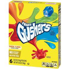 Best Candies Fruit Gushers Tropical Flavor 4.8oz 6