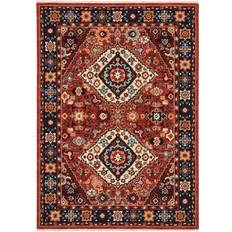 Carpets & Rugs StyleHaven L2061V240340ST Lilihan Power Loomed Wool/Nylon Blue, Red 94x"