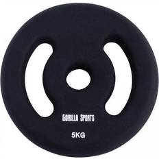 Grøn Vægtskiver Gorilla Sports VÆGTSKIVER NEOPREN 31MM 1-5KG 2 x 5 kg