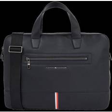 Tommy hilfiger laptop Tommy Hilfiger Signature Removable Strap Laptop Bag BLACK One Size